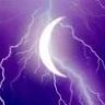 Moon Lightning