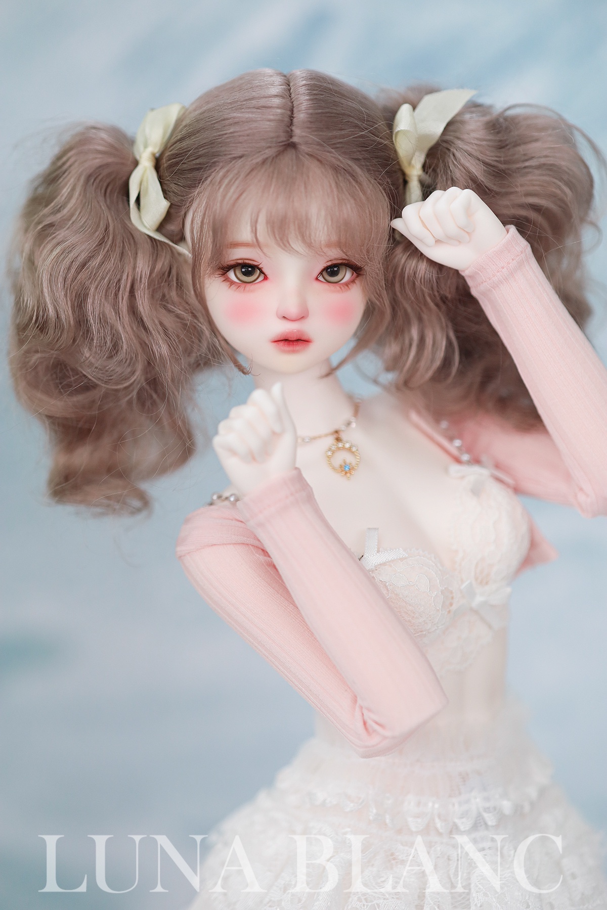 ルナ New Doll - [LUNA BLANC] NINA46 body & Maylily baby Released